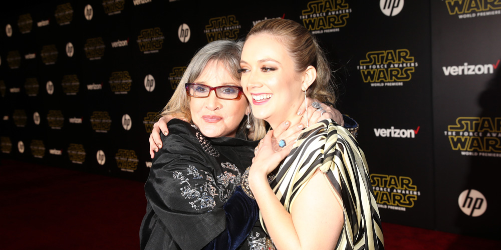 Billie Lourd Celebrates Mom Carrie Fisher’s Posthumous Grammy Win See