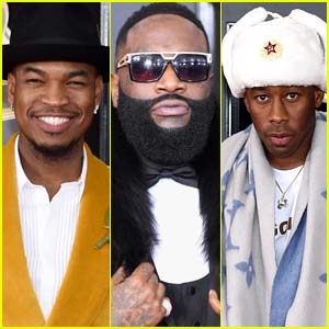 Ne-Yo Joins Rick Ross & Tyler the Creator at Grammys 2018