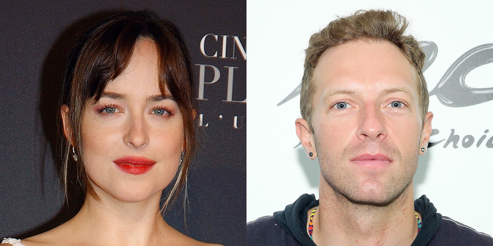 Dakota Johnson & Chris Martin Hold Hands at Ellen DeGeneres’ 60th