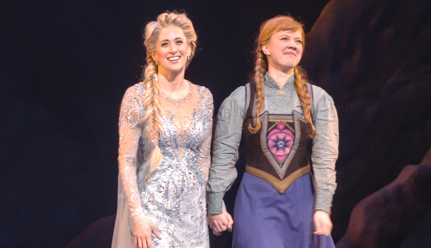 Caissie Levy & Patti Murin Take Bows at First ‘Frozen’ Preview on Broadway (Photos) Andrew