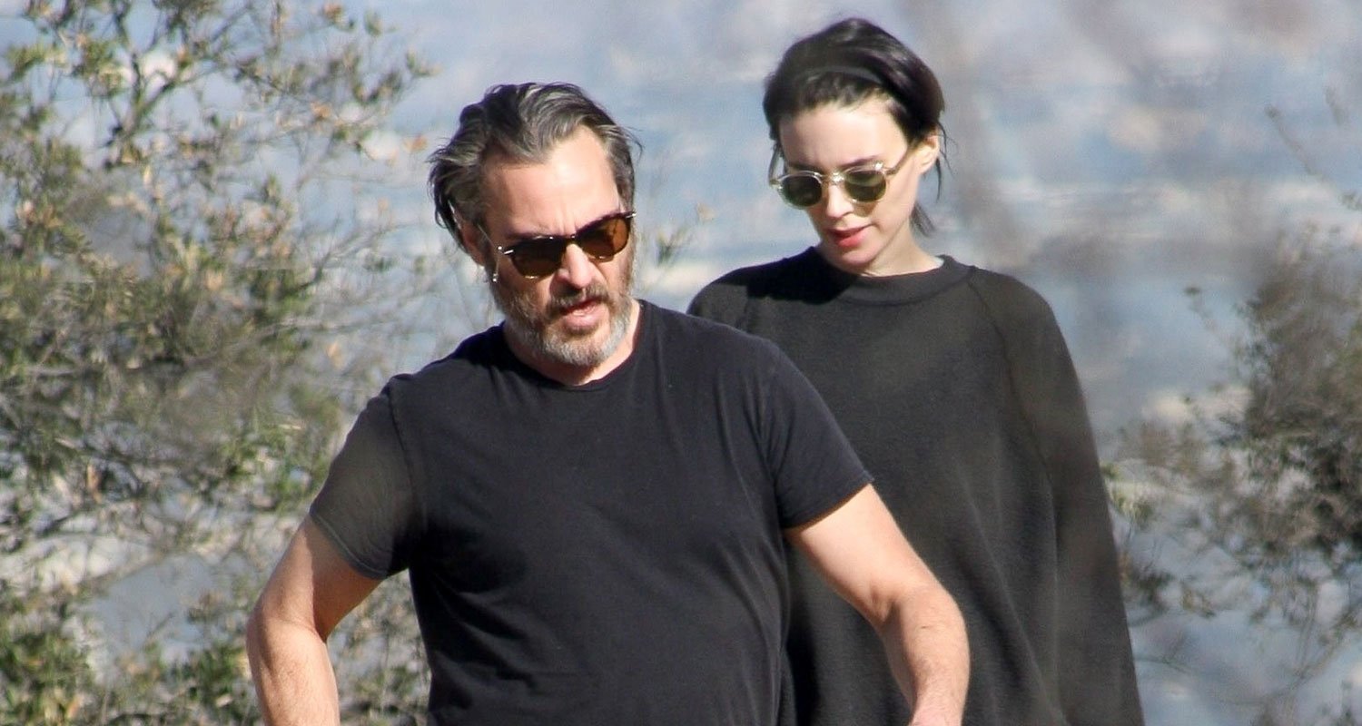 Rooney Mara & Boyfriend Joaquin Phoenix Go Hiking in LA | Joaquin