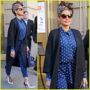 Eva Mendes Lets Her Toddlers Wear Whatever They Want!