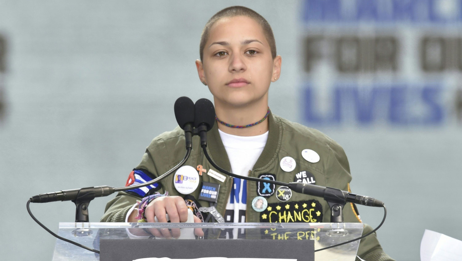 Emma Gonzalez Stands In Silence During Powerful March For Our Lives Emma Gonzalez Stands In Silence During Powerful March For Our Lives