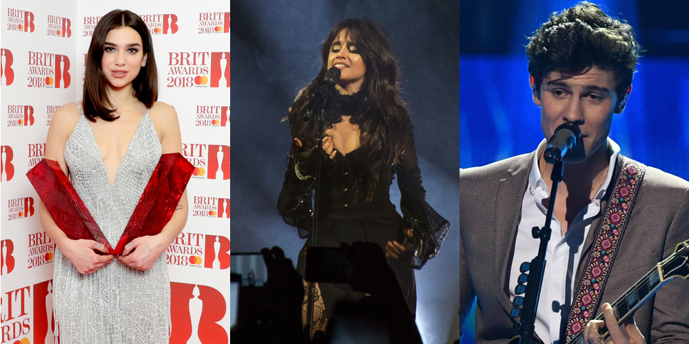 Dua Lipa, Camila Cabello & Shawn Mendes Will Perform at Billboard Music