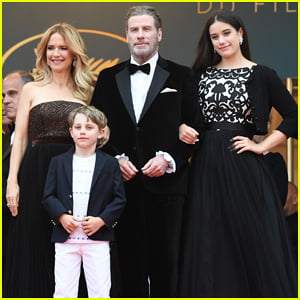 John Travolta, Kelly Preston & Their Children Hit Red Carpet at 'Solo: A Star Wars Story' Cannes Premiere!