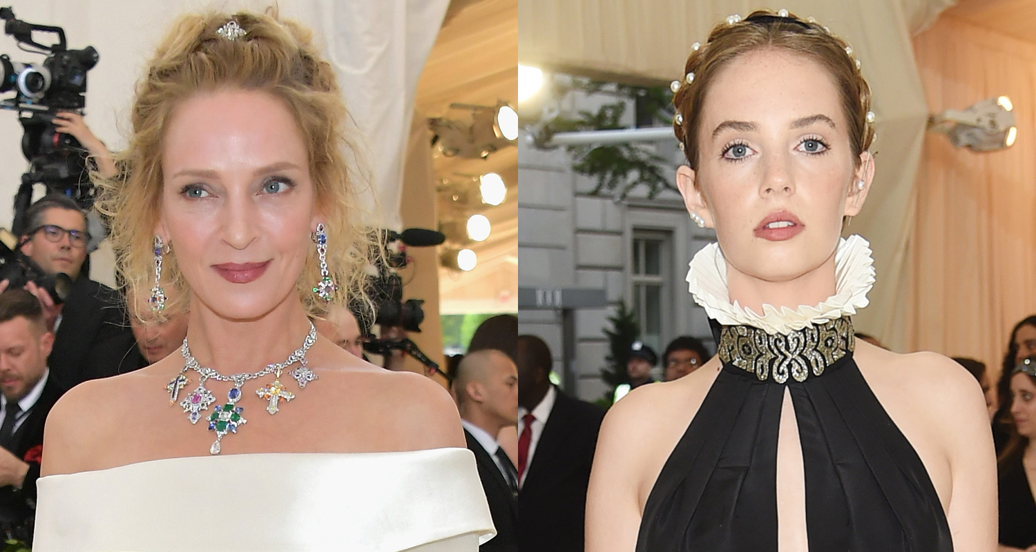 Uma Thurman is Joined by Daughter Maya Hawke at Met Gala 2018 | 2018