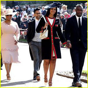 Oprah Winfrey Arrives at Royal Wedding with Idris Elba!