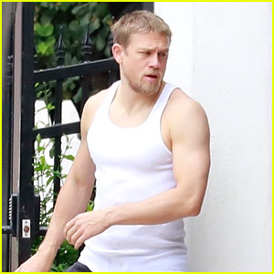 Charlie Hunnam Shows Off Toned Muscles in a Tank Top | Charlie Hunnam