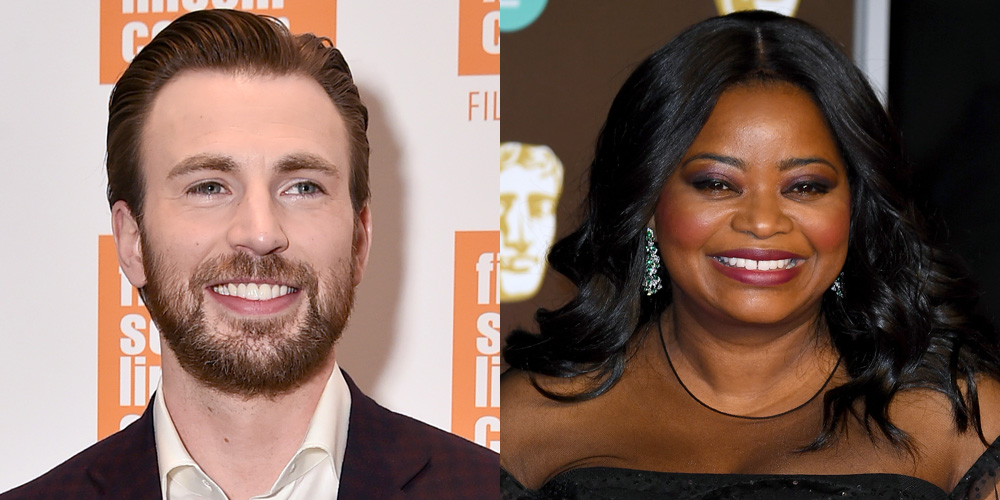 Chris Evans Can’t Help But Joke Around with Octavia Spencer Over Her