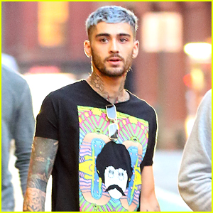 Zayn debuts blue hair and new song, Sour Diesel