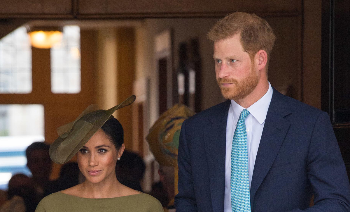 Duchess Meghan Markle & Prince Harry Celebrate Prince Louis