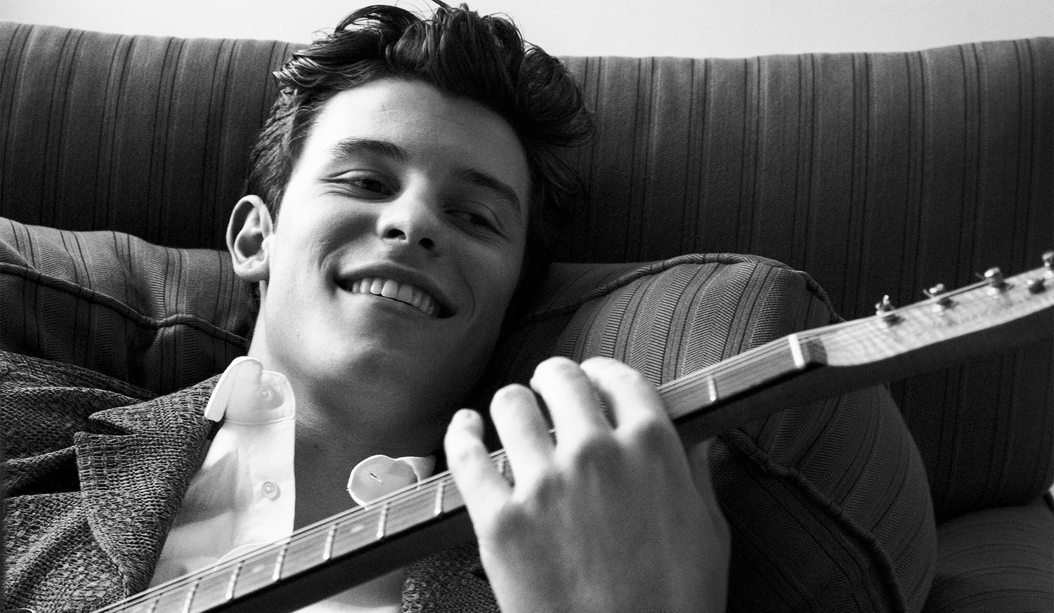 Shawn Mendes Models Emporio Armani’s Smartwatches for New Campaign