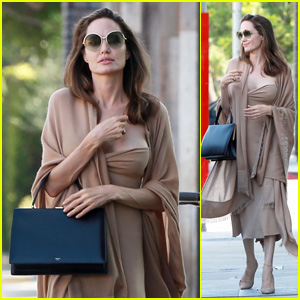 Angelina Jolie Steps Out for Lunch With Son Pax in LA!