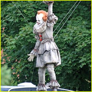 Bill Skarsgard Films as Pennywise on 'It 2' Set - Get a First Look!