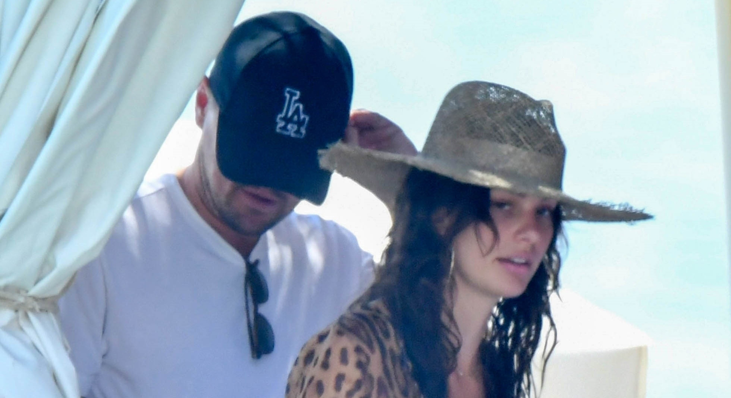 Leonardo DiCaprio & Girlfriend Camila Morrone Grab Lunch with Friends