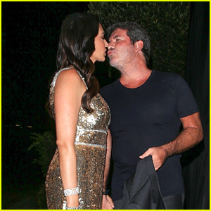 Simon Cowell Packs on the PDA With Girlfriend Lauren Silverman at His Walk of Fame Party in LA!