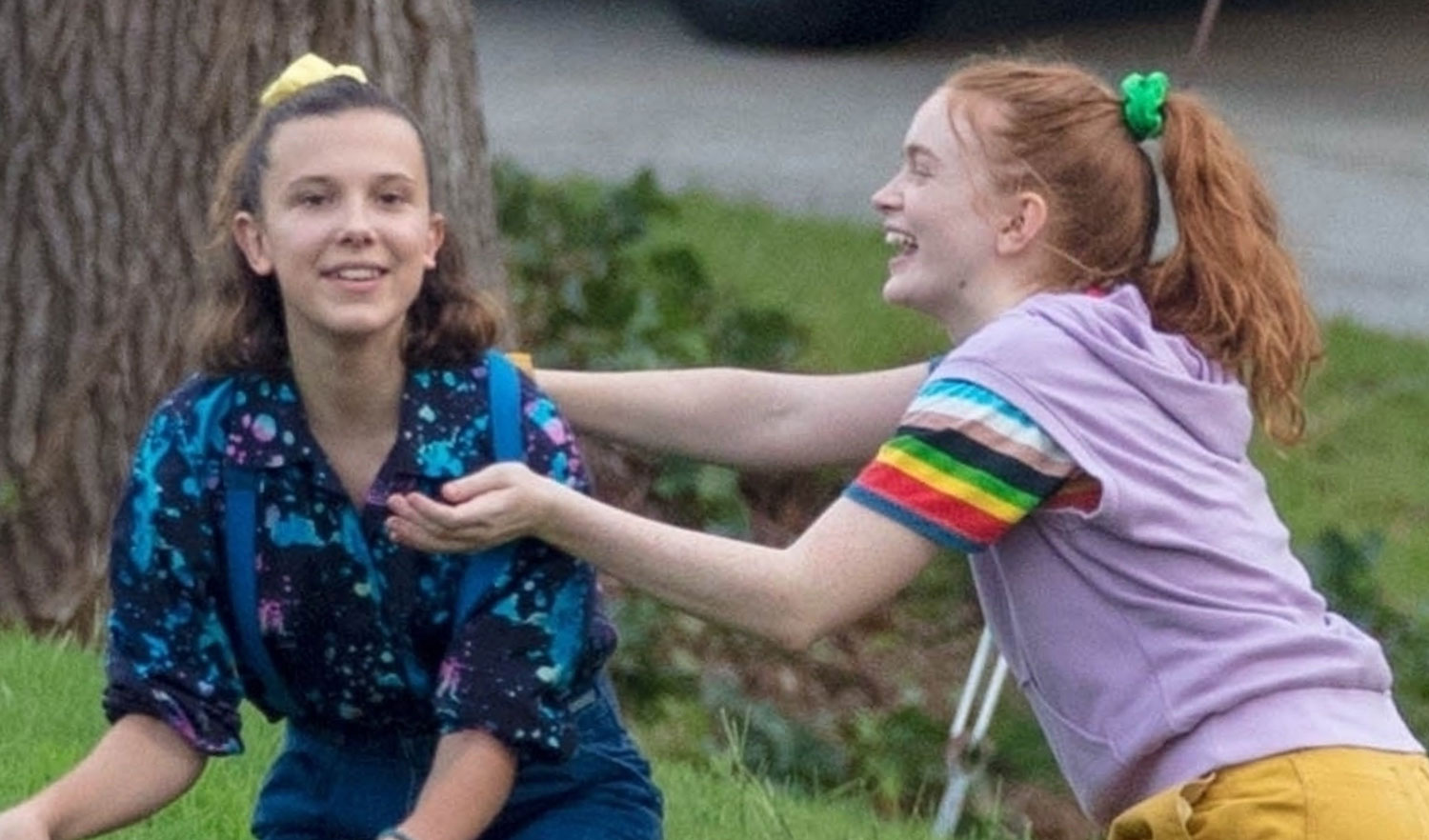 ‘Stranger Things’ Kids Goof Off on Set In Between Scenes! | Caleb