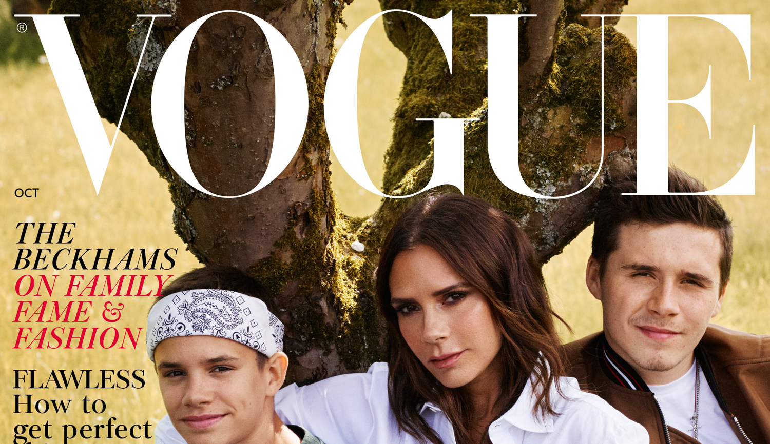 Victoria Beckham Covers ‘British Vogue’ with Her Four Kids! Brooklyn