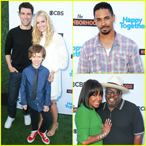 Max Greenfield, Beth Behrs & Damon Wayans Jr. Celebrate 'Neighborhood' & 'Happy Together' Premiere!