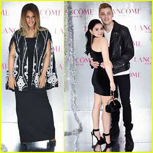 Ariel Winter & Levi Meaden Join Laverne Cox at Lancome & Vogue's Holiday Event