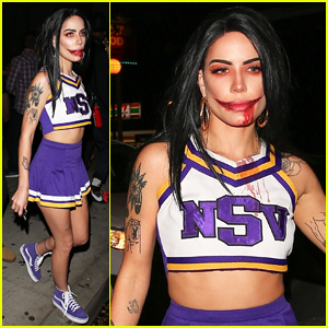 Halsey gets bloody as she channels Megan Fox's beloved character in Je...
