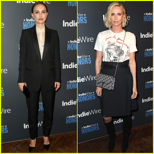 Natalie Portman & Charlize Theron Step Out in Style for IndieWire Honors 2018