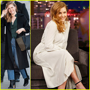 Amy Adams Explains To 'Kimmel' Why She Had To Reject a Hug from Brad Pitt!