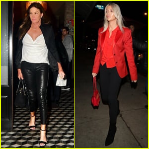 Caitlyn Jenner & Sophia Hutchins Step Out for Dinner in WeHo