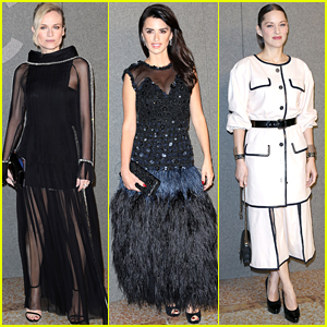 Diane Kruger, Penelope Cruz, & Marion Cotillard Step Out in Style at Chanel Fashion Show!
