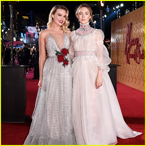 Saoirse Ronan & Margot Robbie Attend 'Mary Queen of Scots' London Premiere!