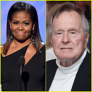 Michelle Obama Cancels Book Tour Dates to Attend George H.W. Bush's Funeral