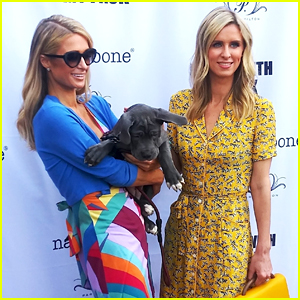 Paris & Nicky Hilton Support Pet Adoptions at Holiday Event