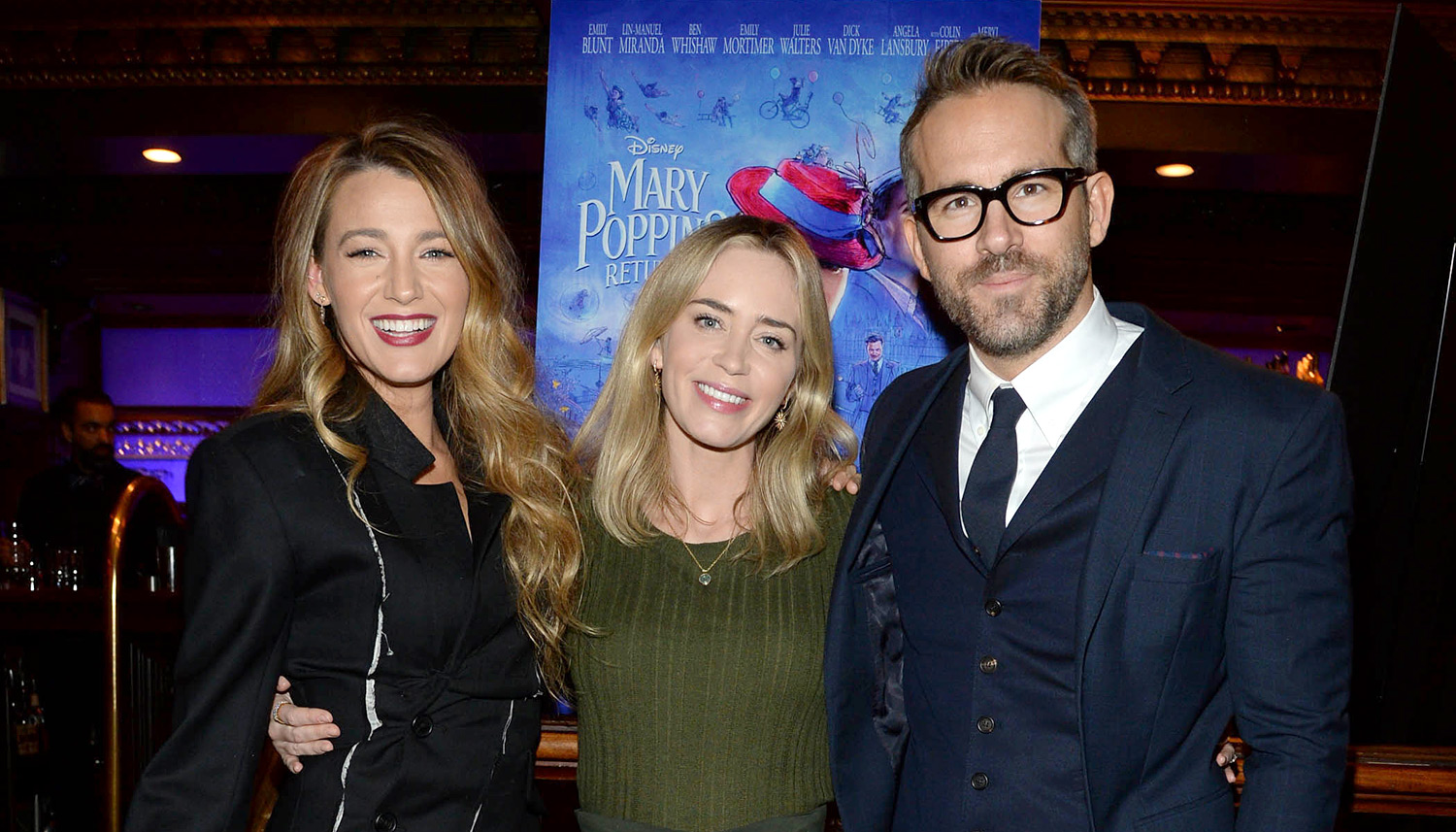 Blake Lively & Ryan Reynolds Host Special Screening of Emily Blunt’s