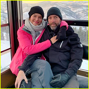 Kate Bosworth & Michael Polish Go Snow Tubing for Her 36th Birthday!