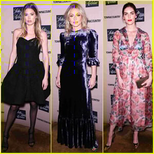 Doutzen Kroes, Kelly Ripa & Hilary Rhoda Step Out for Town & Country