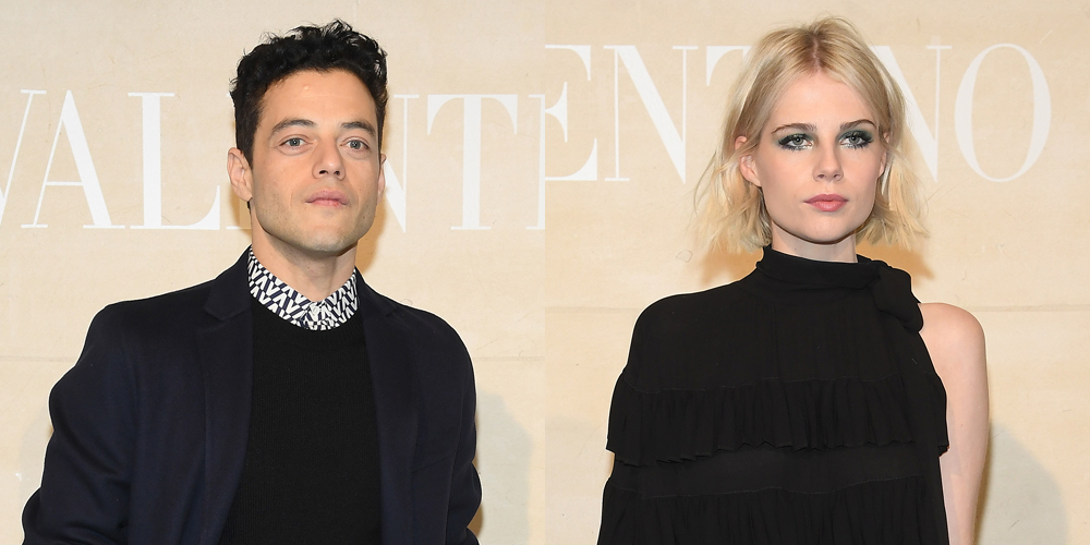 Rami Malek & Lucy Boynton Couple Up at Valentino’s Paris Show | Fashion