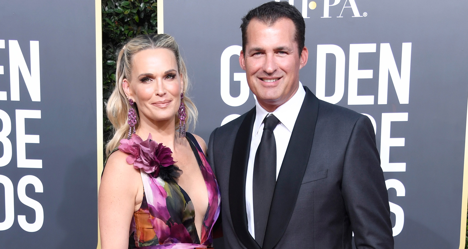 Molly Sims & Husband Scott Stuber Couple Up at Golden Globes 2019