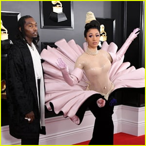 Cardi B Wows on the Red Carpet Alongside Offset at Grammys 2019!