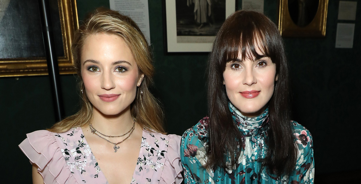 Dianna Agron & Michelle Dockery Sit Together at Erdem Show | Alexa