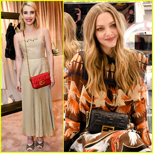 Emma Roberts & Amanda Seyfried Step Out for Fendi Event in NYC | 2019