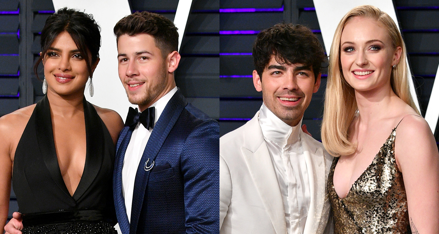 Nick & Joe Jonas are Joined by Priyanka Chopra & Sophie Turner at
