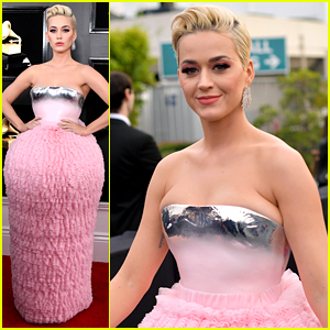 Katy Perry Brightens the Grammys 2019 Carpet in a Pink Dress!