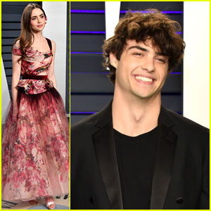 Lily Collins & Noah Centineo Seen Together at Vanity Fair's Oscars 2019 Party!