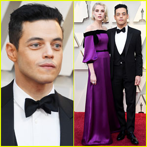 Rami Malek & Girlfriend Lucy Boynton Couple Up on Oscars 2019 Red Carpet