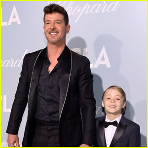 Robin Thicke Brings Son Julian to Hollywood for Science Gala 2019!
