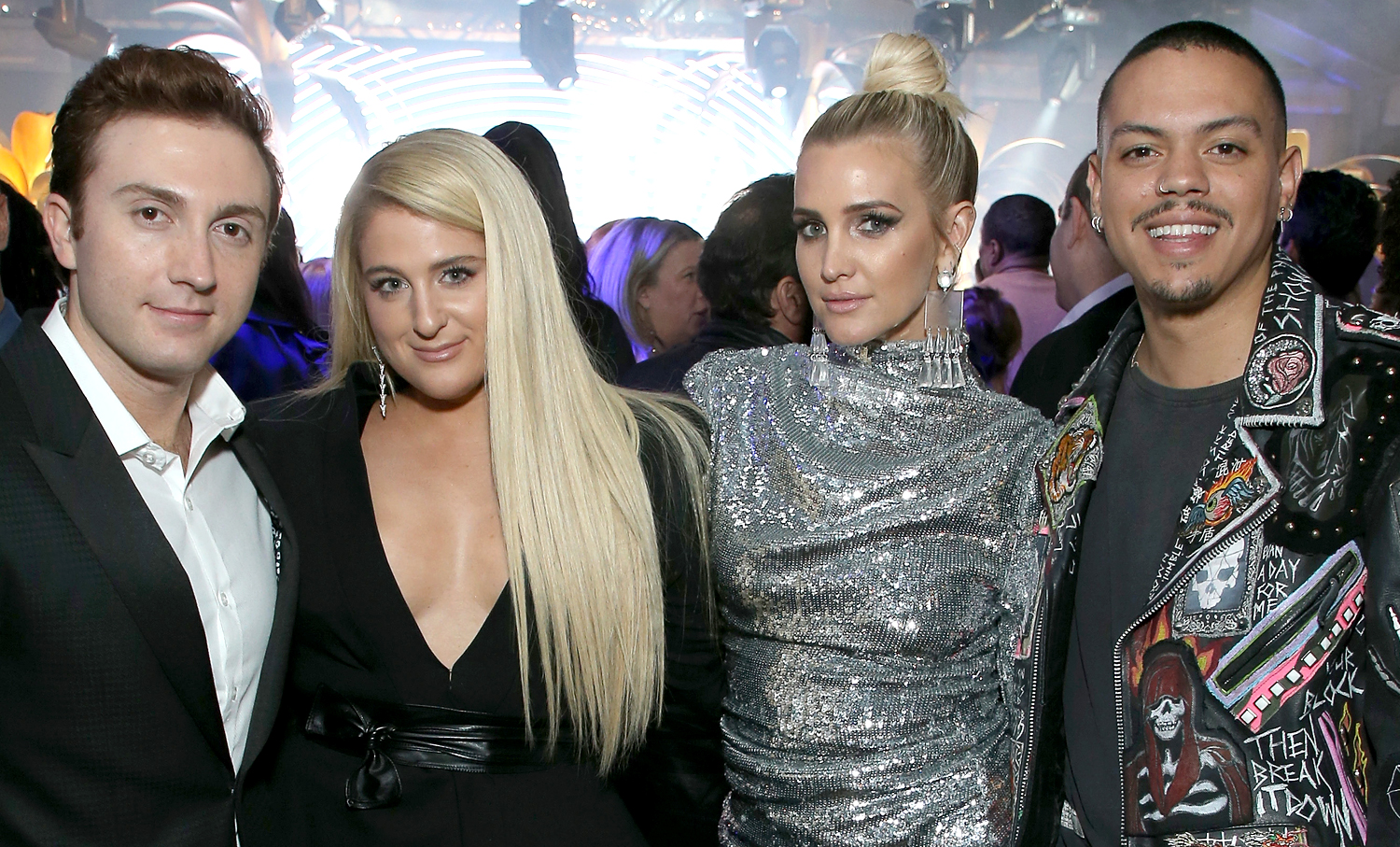 Ashlee Simpson & Meghan Trainor Have a Double Date Night at Delta’s