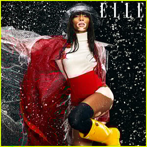 Winnie Harlow Channels ‘Singin’ In The Rain’ For ‘Elle’ Mag Shoot