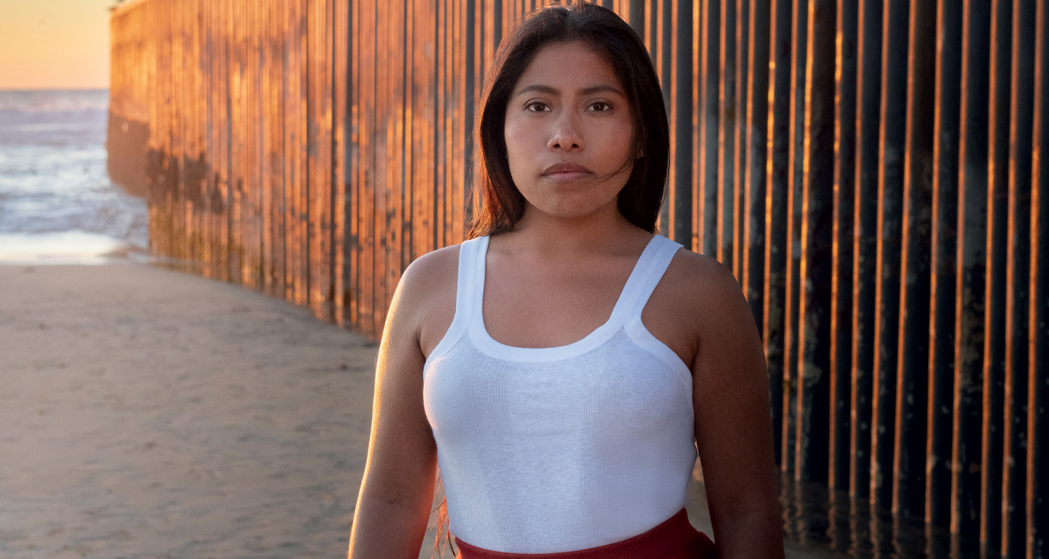 Yalitza Aparicio Poses at the Mexico Border For ‘W’ Mag...