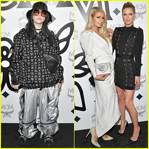 Billie Eilish, Paris & Nicky Hilton Celebrate MCM Global Flagship Store