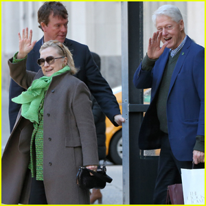 Hillary & Bill Clinton Visit Their Grandkids on St. Patrick’s Day